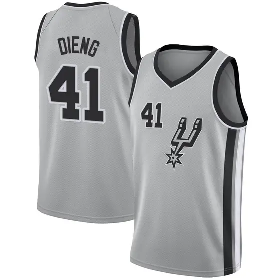 San Antonio Spurs Men's Nike 2022-2023 Statement Edition Gorgui Dieng  Swingman Jersey