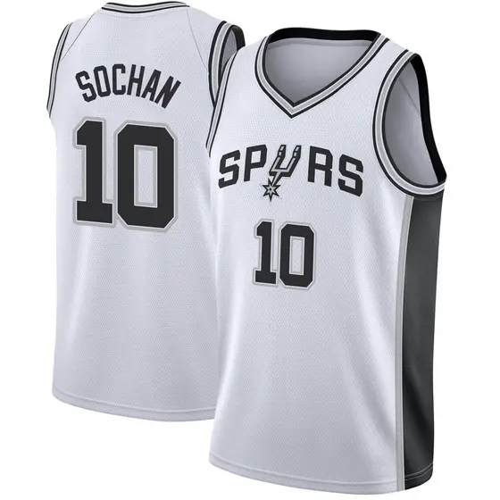 Big & Tall Men's Jeremy Sochan San Antonio Spurs Nike Swingman White ...