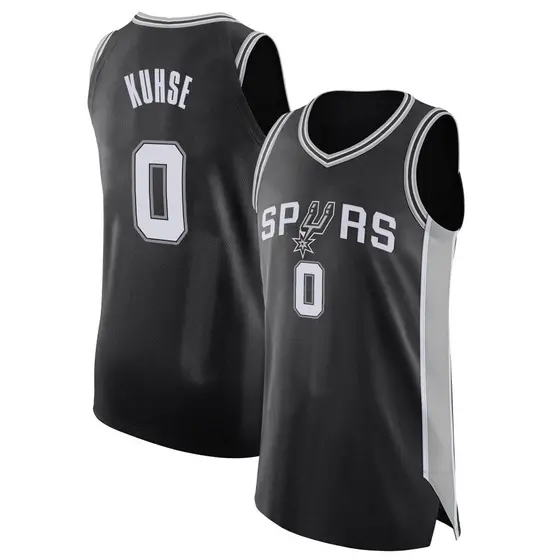 Big & Tall Men's Tommy Kuhse San Antonio Spurs Nike Authentic Black ...