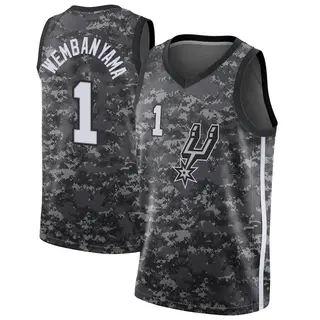 Men's Victor Wembanyama San Antonio Spurs Nike Swingman Black Jersey - City Edition