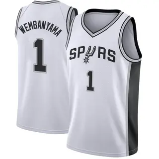 Men's Victor Wembanyama San Antonio Spurs Nike Swingman White Jersey - Association Edition