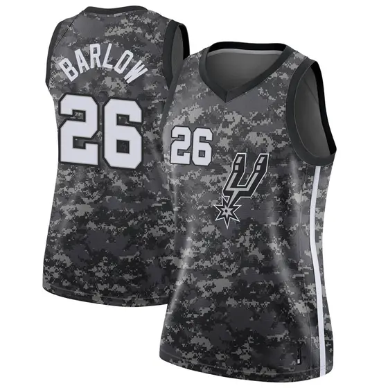 San Antonio Spurs Men's Nike Statement Edition Dominick Barlow Swingman Jersey