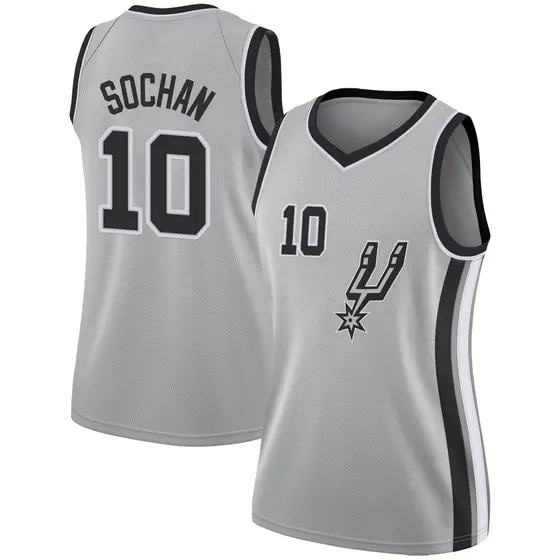 San Antonio Spurs Men's Nike Jeremy Sochan Icon Swingman Jersey