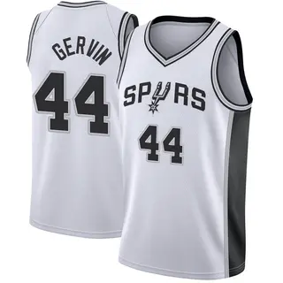 Youth George Gervin San Antonio Spurs Fanatics Branded Fast Break White  2021/22 Replica City Edition
