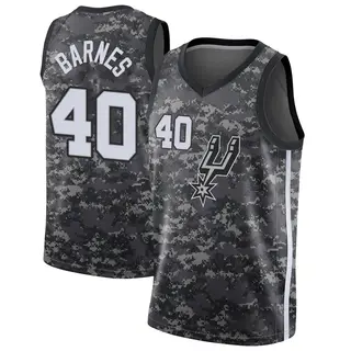 Youth Harrison Barnes San Antonio Spurs Nike Swingman Black Jersey - City Edition