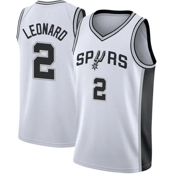 Youth Kawhi Leonard San Antonio Spurs Nike Swingman White Jersey 