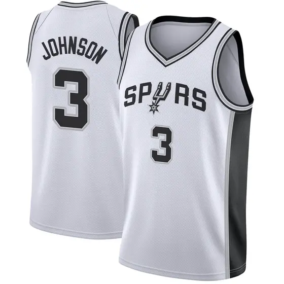San Antonio Spurs Youth Nike Association Keldon Johnson Jersey