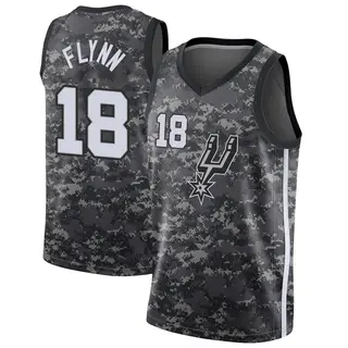 Youth Malachi Flynn San Antonio Spurs Nike Swingman Black Jersey - City Edition