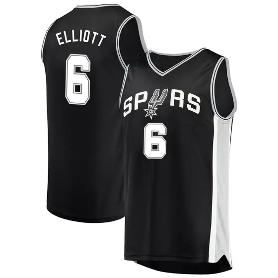 Youth Sean Elliott San Antonio Spurs Fanatics Branded Fast Break Black  Jersey - Icon Edition