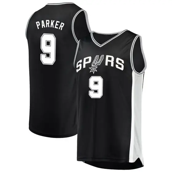 Tony Parker San Antonio Spurs Black Jersey