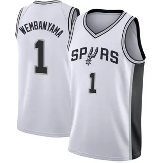 Youth Victor Wembanyama San Antonio Spurs Nike Swingman White Jersey - Association Edition